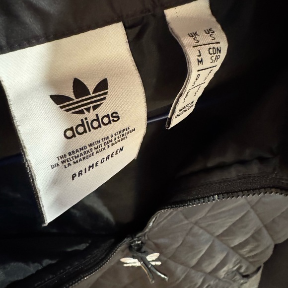 Adidas Men's Black Quilted Half Zip - Picture 9 of 9